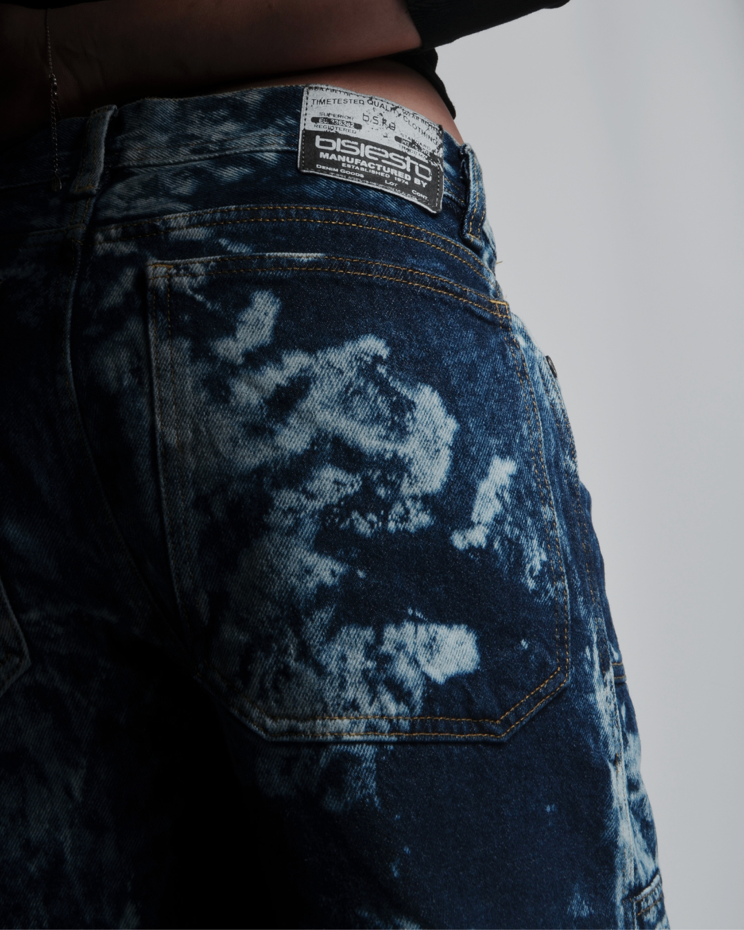 JORT BAGGY JEAN STAINED